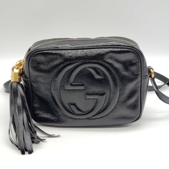 Gucci Handbags - 100% Authentic Gucci Soho Disco Camera Black Crossbody Bag